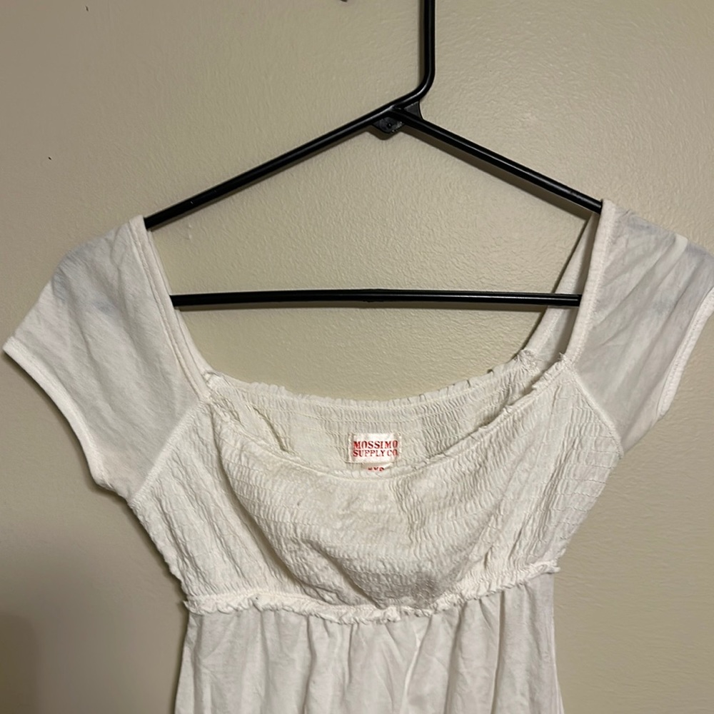 Mission Supply Co XS white tank top